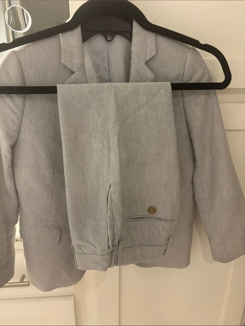 J Crew -CrewCuts Ludlow Light Gray Boys Casual 2 piece Suit